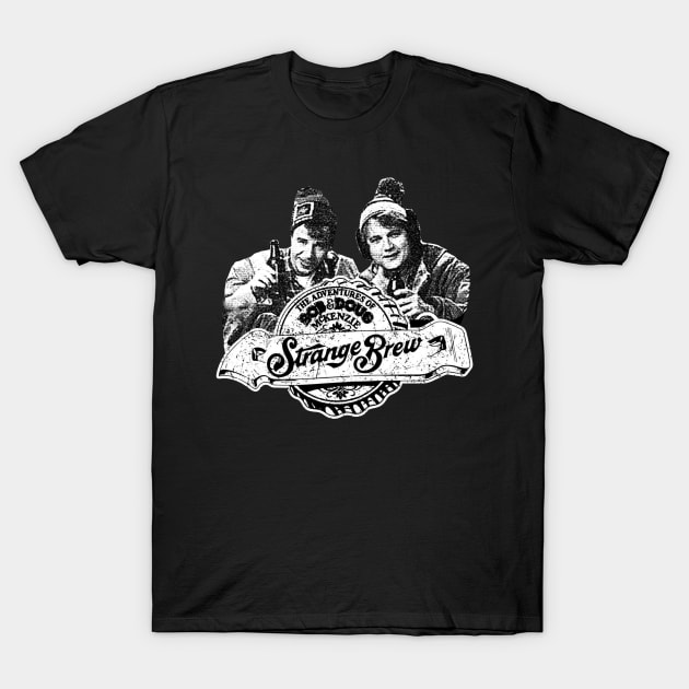 Strange Brew - Bob and Doug McKenzie T-Shirt by ArjenRobert